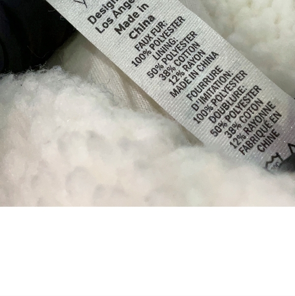 Alo Yoga Foxy Sherpa Jacket Coat in Ivory sz XS - Picture 7 of 9